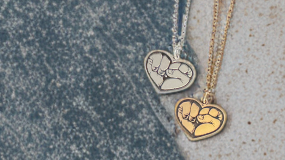 Power to the Peaceful necklace